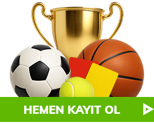 Spor topları ve kupa ile üyelik görseli